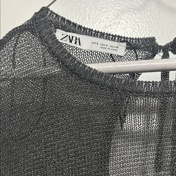 Zara Charcoal Gray Women's Sweater - Picture 4 of 5
